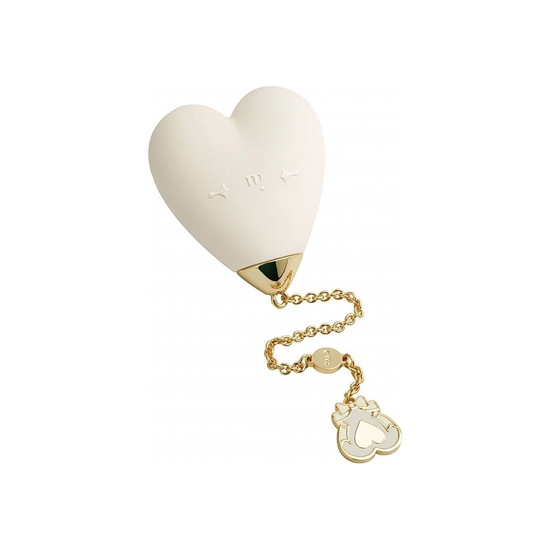 ZALO BABY HEART VIBRADOR - BLANCO