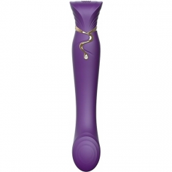 ZALO VIBRADOR REINA CLEOPATRA CON CALOR - MORADO