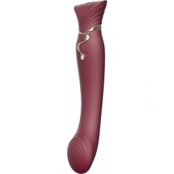 ZALO KIT VIBRADOR REINA CLEOPATRA CON CALOR - ROJO