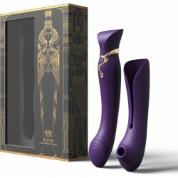 ZALO KIT VIBRADOR REINA CLEOPATRA CON CALOR - MORADO