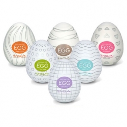 TENGA HUEVO MASTURBADOR PACK 6 MODELOS