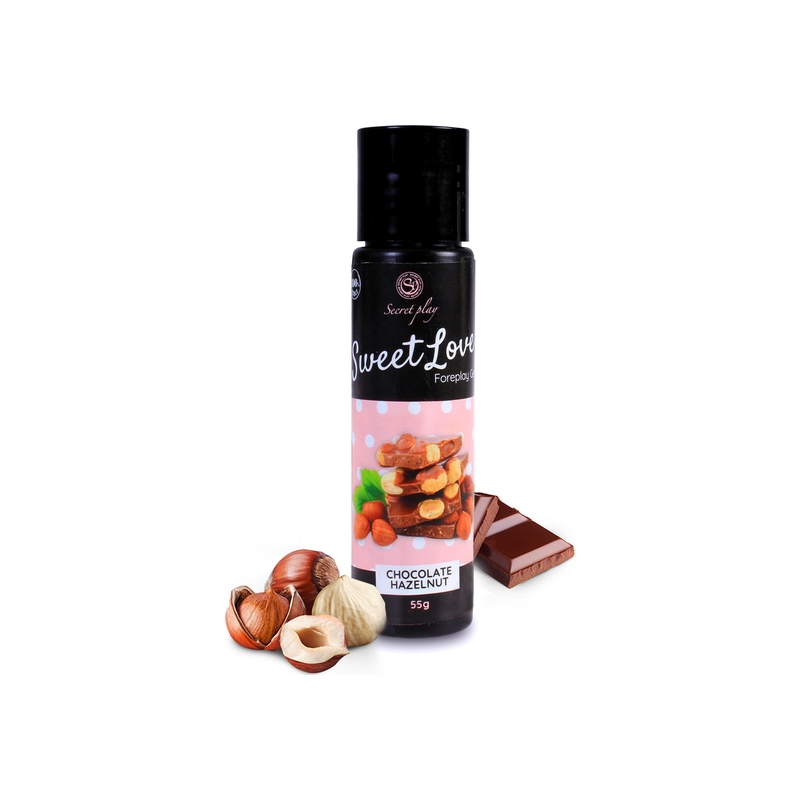 SWEET LOVE - GEL LUBRICANTE CHOCOLATE CON AVELLANAS - 60ML