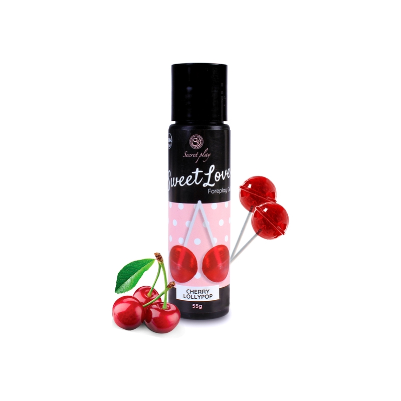 SWEET LOVE - GEL LUBRICANTE LOLLIPOP DE CEREZA - 60ML