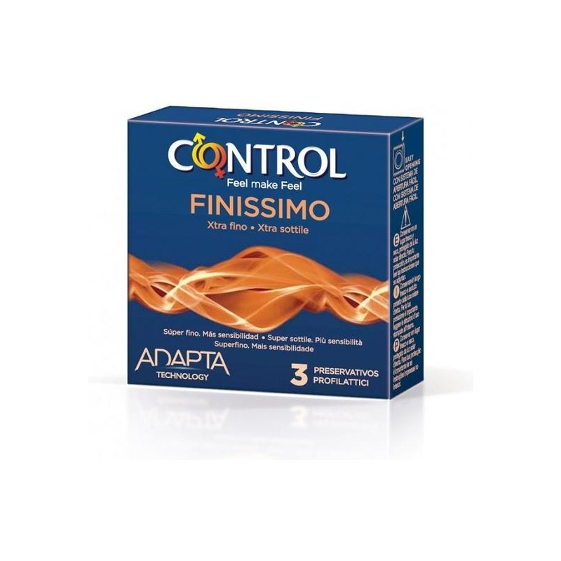 CONTROL PRESERVATIVOS FINISSIMO ORIGINAL 3 UDS