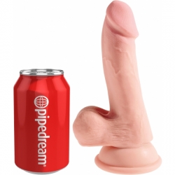 KING COCK - PENE REALÍSTICO CON TESTÍCULOS TRIPLE DENSIDAD 20x9CM