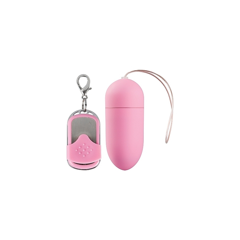 HUEVO VIBRADOR 10 VELOCIDADES CONTROL REMOTO ROSA GRANDE