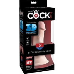 KING COCK - PENE REALÍSTICO TRIPLE DENSIDAD 16X7CM