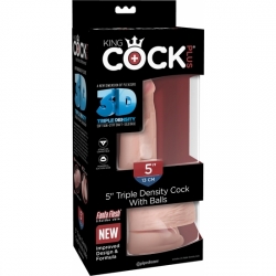 KING COCK - PENE REALÍSTICO TRIPLE DENSIDAD 19X8CM