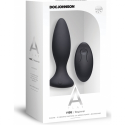 VIBE BEGINNER - PLUG CON VIBRADOR ANAL, NEGRO