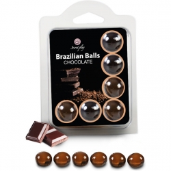 SET 6 BRAZILIAN BALLS CHOCOLATE