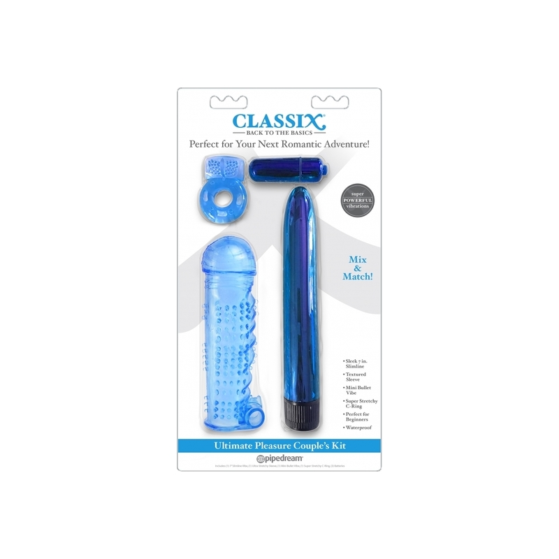 CLASSIX - KIT BALA TEXTURIZADA, AZUL