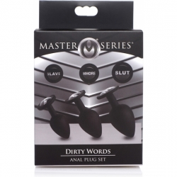 MASTER SERIES - SET PLUG DE SILICONA - BLACK