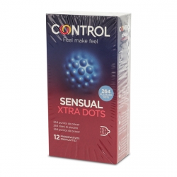 CONTROL PRESERVATIVOS SENSUAL XTRA DOTS 12 UDS