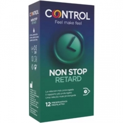 CONTROL PRESERVATIVOS NON STOP RETARD 12UDS