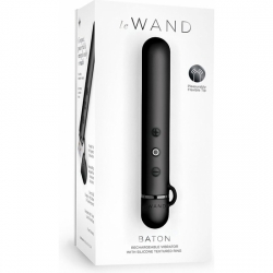 LE WAND BATON - MINI VIBRADOR SILICONA - NEGRO