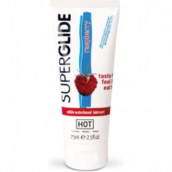 HOT SUPERGLIDE LUBRICANTE COMESTIBLE FRAMBUESA