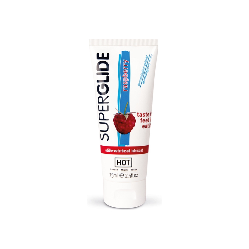 HOT SUPERGLIDE LUBRICANTE COMESTIBLE FRAMBUESA