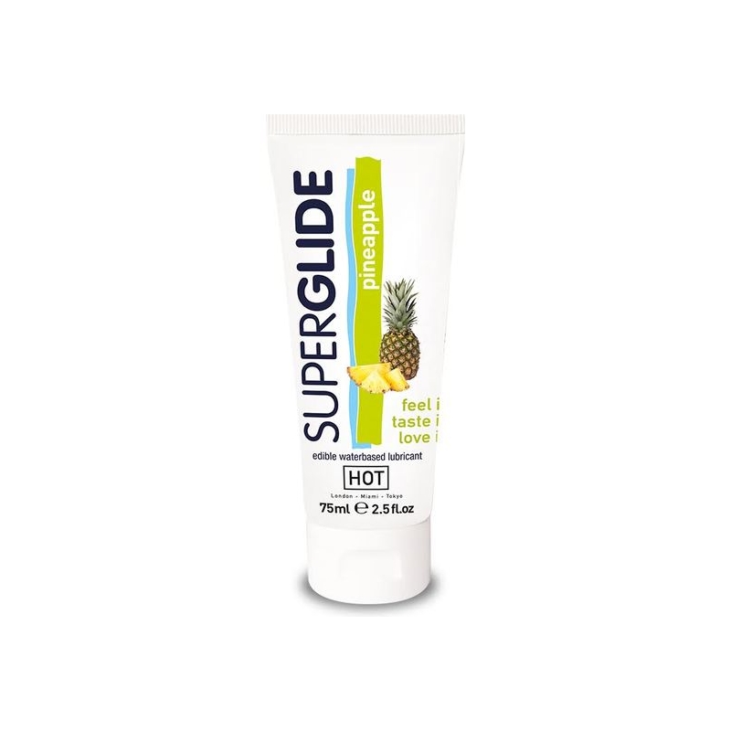 HOT SUPERGLIDE LUBRICANTE COMESTIBLE PIÑA