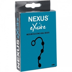 NEXUS EXCITE - BOLAS ANALES SILICONA, NEGRO