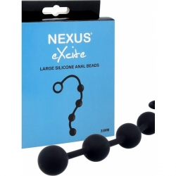 NEXUS EXCITE - GANDES CUERDAS ANALES SILICONA, NEGRO