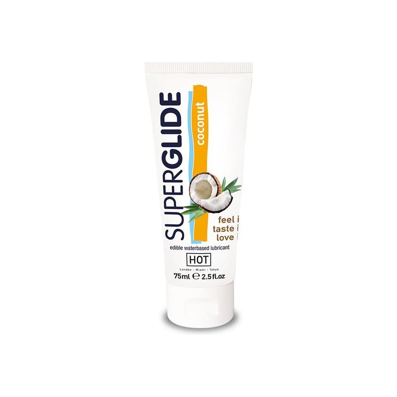 HOT SUPERGLIDE LUBRICANTE COMESTIBLE COCO