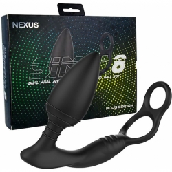 SIMUL8 PLUG EDITION - VIBRADOR DE DOBLE MOTOR ANAL COCK AND BALL