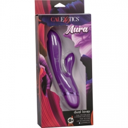 AURA DUAL LOVER VIBRADOR RAMPANTE - MORADO