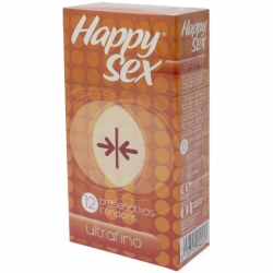 HAPPY SEX PRESERVATIVO ULTRAFINO 12 UDS