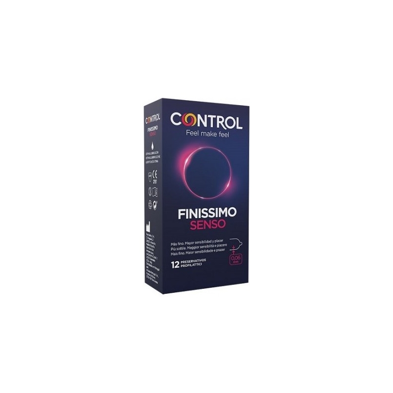 PRESERVATIVOS CONTROL FINISSIMO SENSO 12 UDS