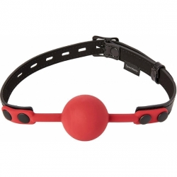 SAFFRON BALL GAG -MORDAZA PELOTA - ROJO