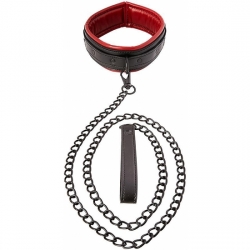 SAFFRON LEASH COLLAR - CORREA Y COLLAR - ROJO