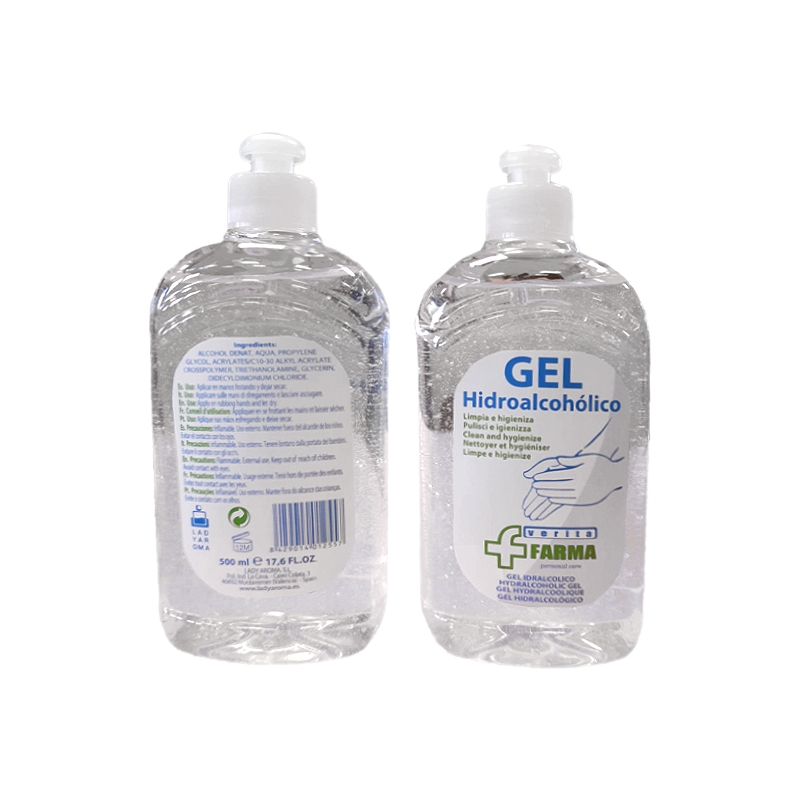 GEL HIDROALCOHÓLICO 500ML - NUEVO ENVASE