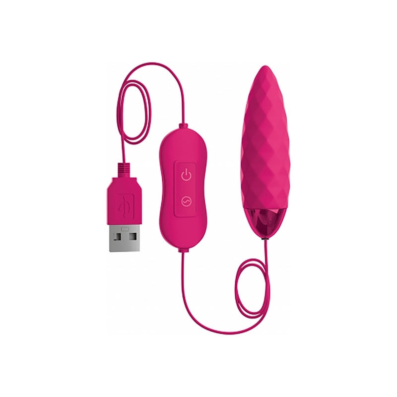 OMG! BULLETS - BALA VIBRANTE DIVETIDA - USB - FUCSIA