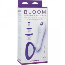 BLOOM -VENTOSA DE CLITORIS Y PEZONES /,MORADO,BLANCO