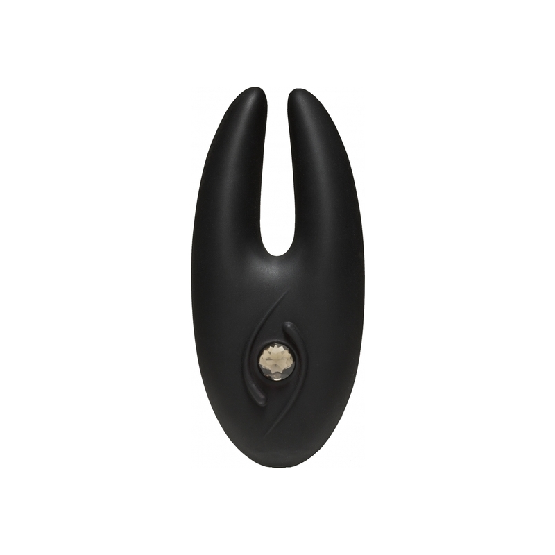 BODY BLING -VIBRADOR PUNTO G CON JOYAS - NEGRO