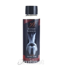 EXTASE SENSUEL ACEITE DE MASAJE EFECTO CALOR CHOCOLATE Y NARANJA