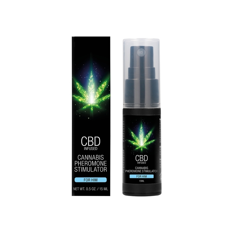 CBD SPRAY ESTIMULANTE CON FEROMONAS Y CANNABIS PARA ÉL - 15ML