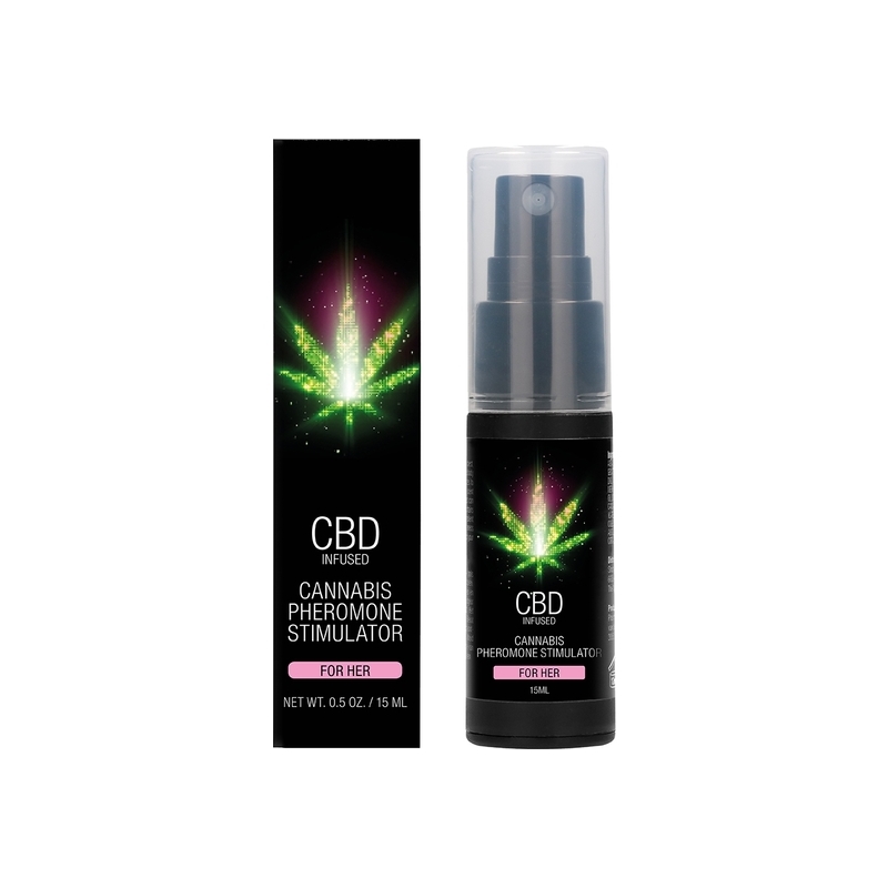 CBD SPRAY ESTIMULANTE CON FEROMONAS Y CANNABIS PARA ELLA - 15ML