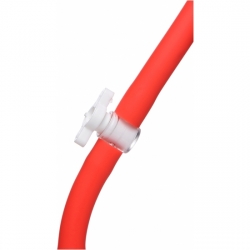 3-WAY - BOMBA DE PEZON Y CLITORIS - ROJO