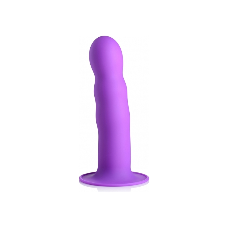 DILDO ONDULADO EXPRIMIBLE - MORADO