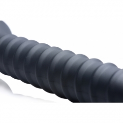 VIBRADORES DE SILICONA ESPIRAL - POWE SCREW 10X NEGRO