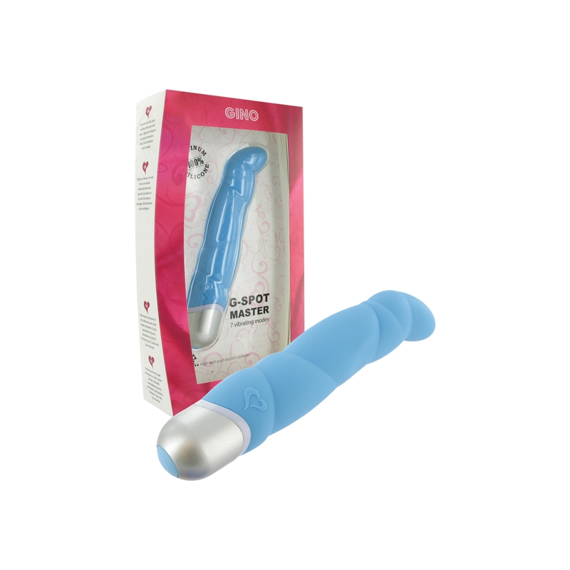 FEELZTOYS GINO VIBRADOR PUNTO G AZUL