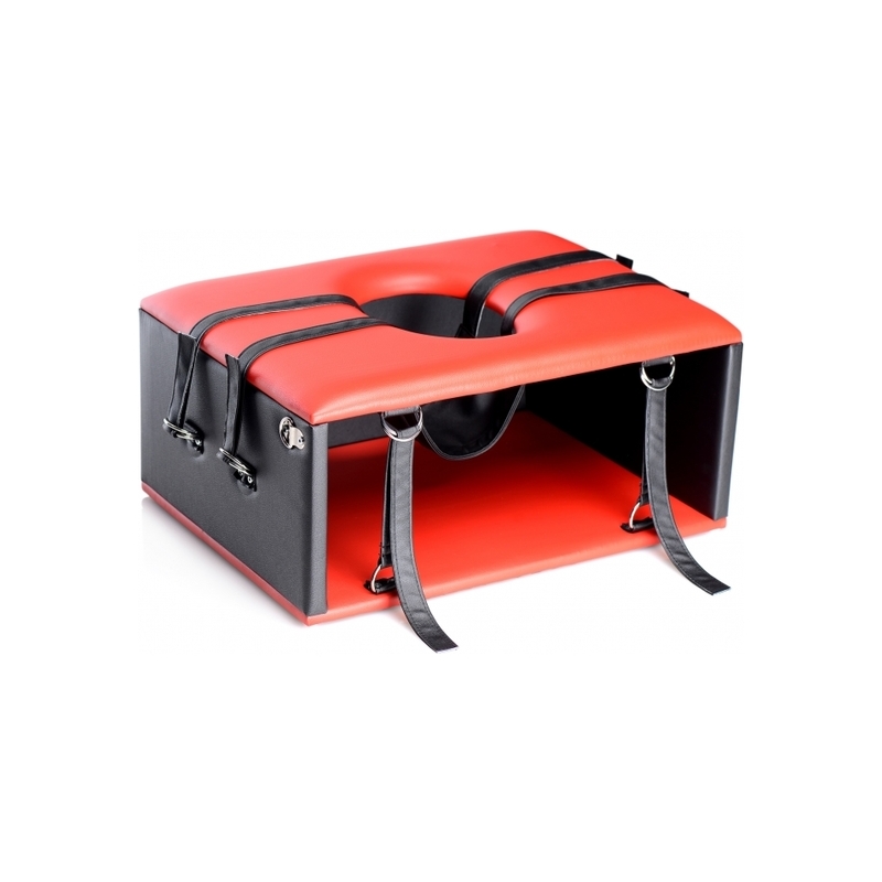 SILLA QUEENING - NEGRO Y ROJO