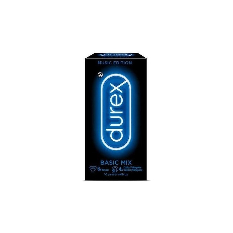 DUREX BASIC MIX 10 PRESERVATIVOS