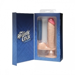 PENE REALISTICO CON VIBRADOR 20,5 CM.