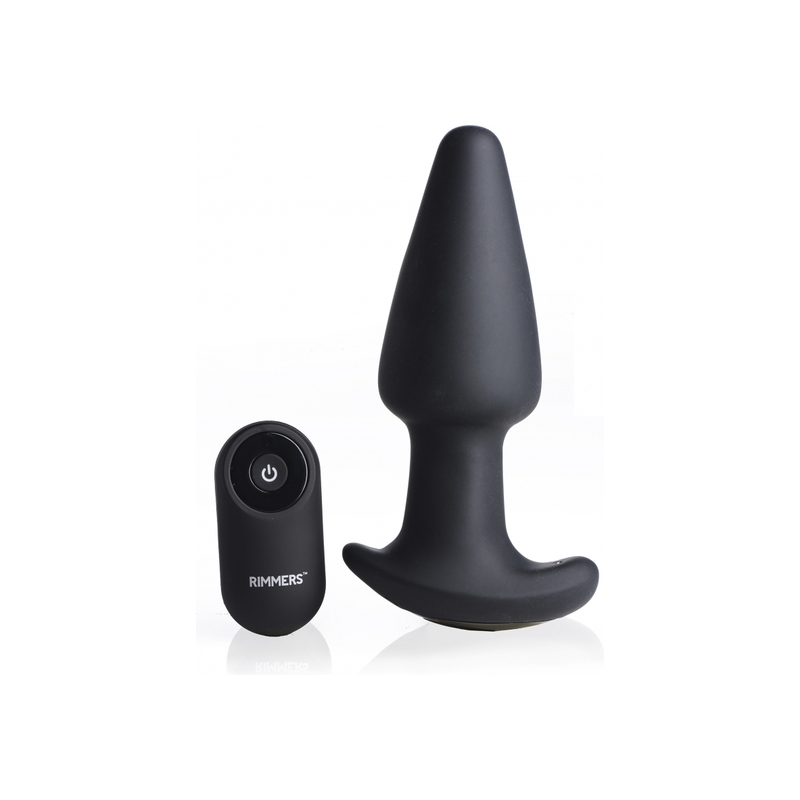 GYRO R 10X PLUG ANAL REMOTO - 11,3 CM - NEGRO