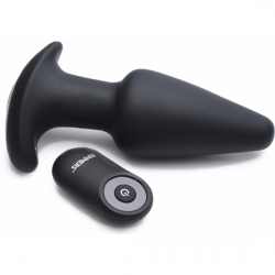GYRO R 10X PLUG ANAL REMOTO - 11,3 CM - NEGRO