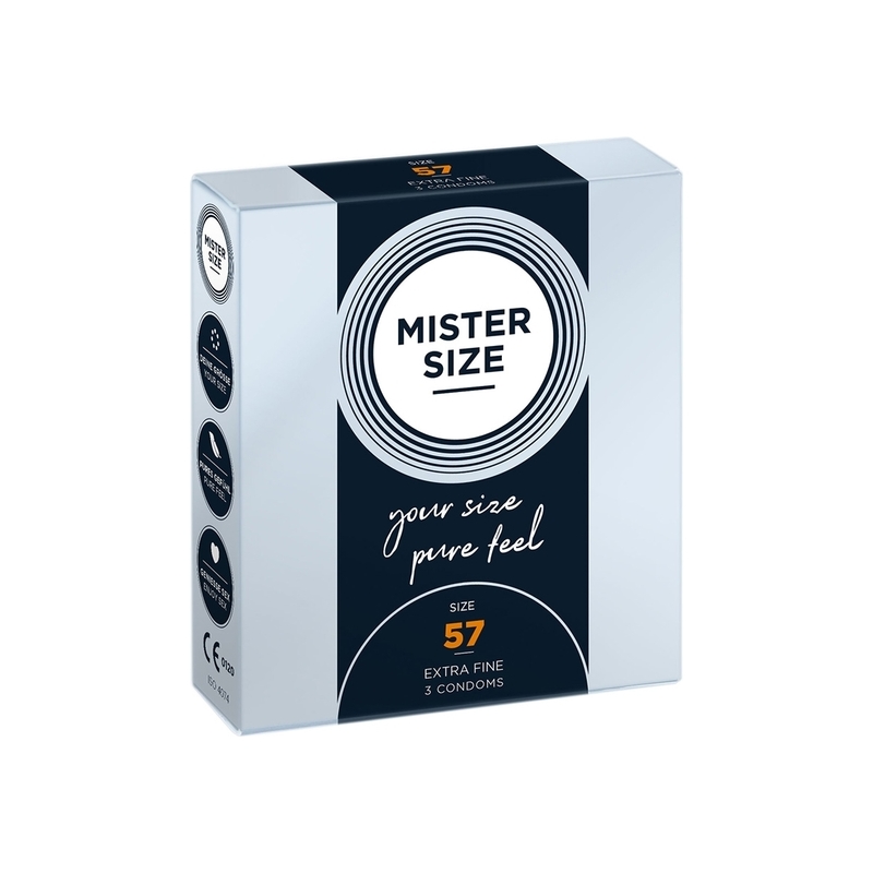 MISTER SIZE 57 (3 PACK) - NATURAL 57 CM