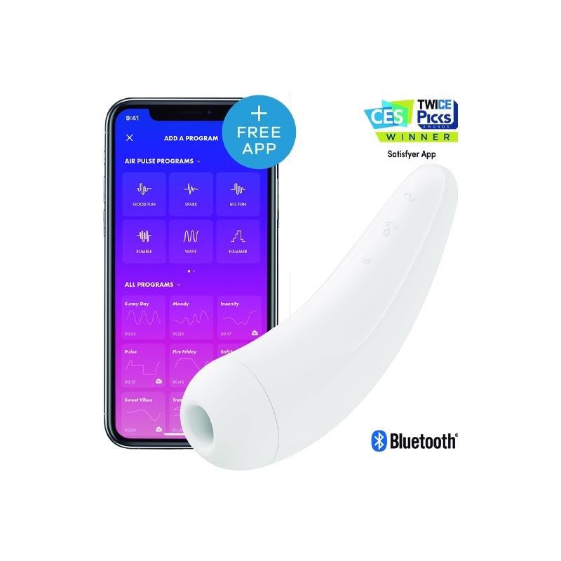 SATISFYER CURVY 2+ - BLANCO