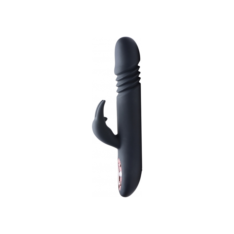 ROYAL RABBITS BUNNY THRUST - VIBRADOR RAMPANTE 10 VELOCIDADES - NEGRO